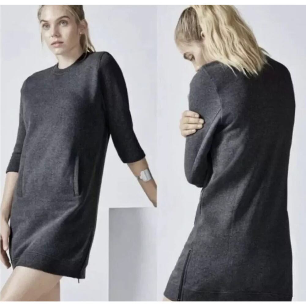 Fabletics elena sweatshirt dress womens small athleisure activewear‎ loungewear